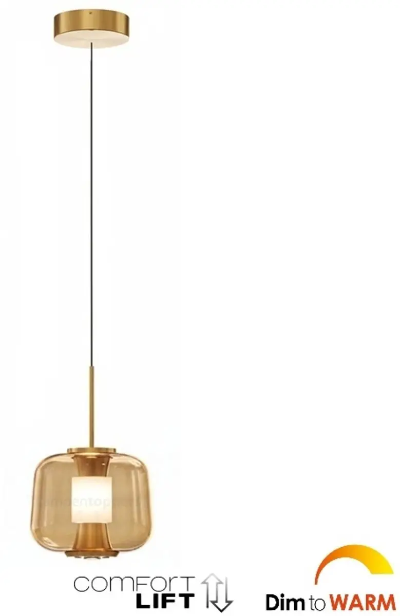 Freelight Hanglamp Rosa 1 Lichts Ø21cm - Rosé Goud