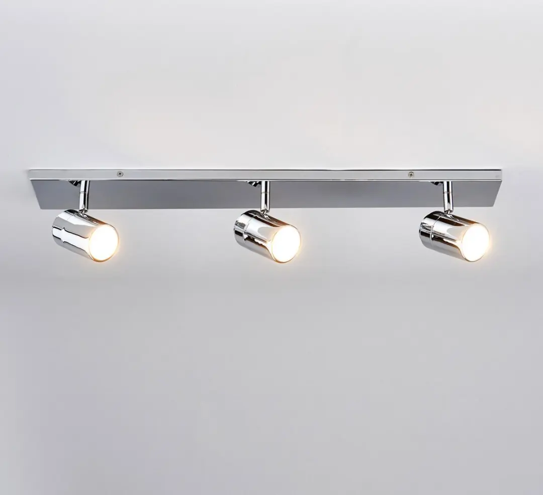 Lindby Plafondlamp Badkamer 3-Lichts GU10 Chroom