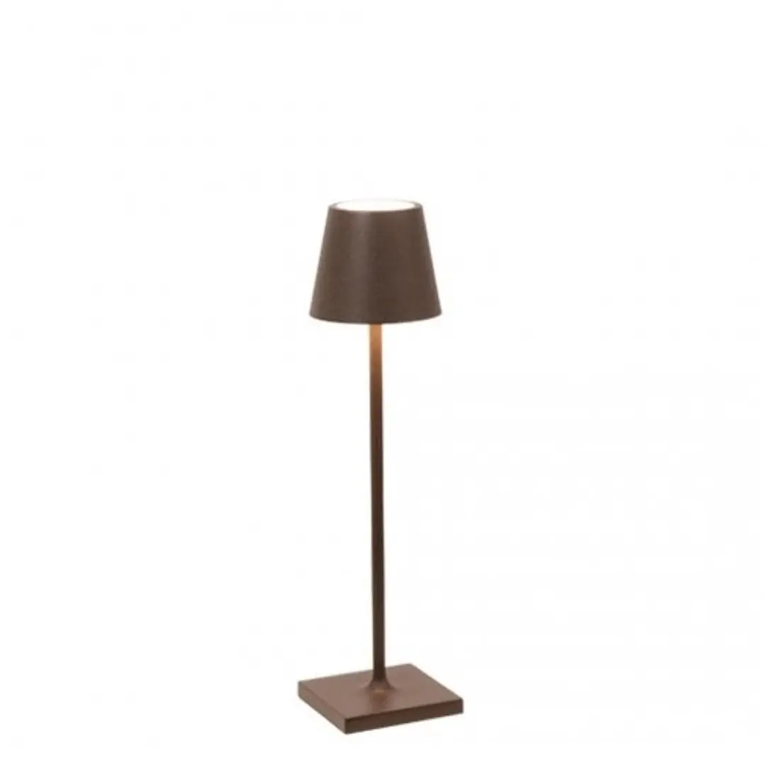Zafferano Poldina Pro Micro Corten LED Tafellamp