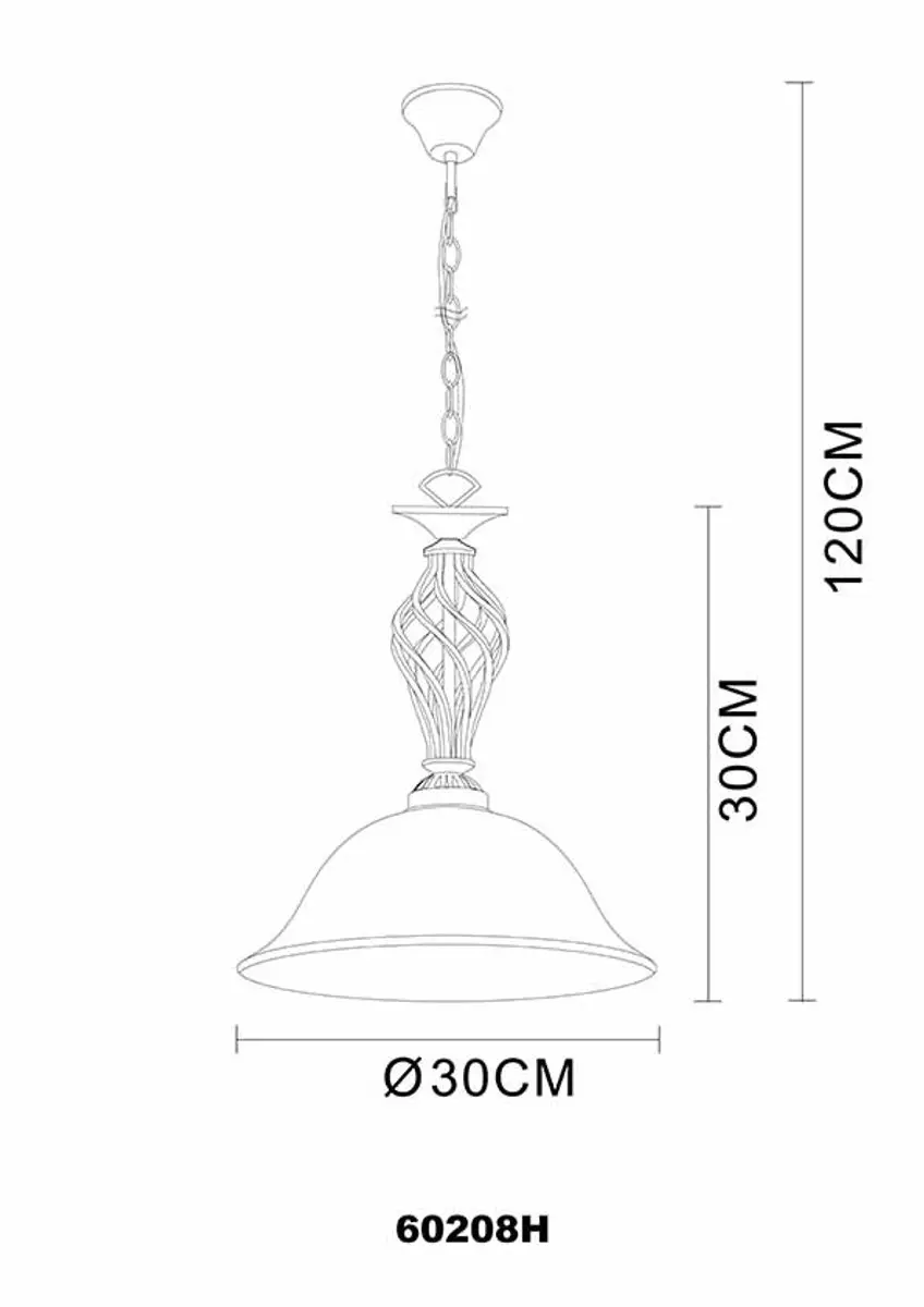 Globo Odin Hanglamp Messing Ø30cm E27