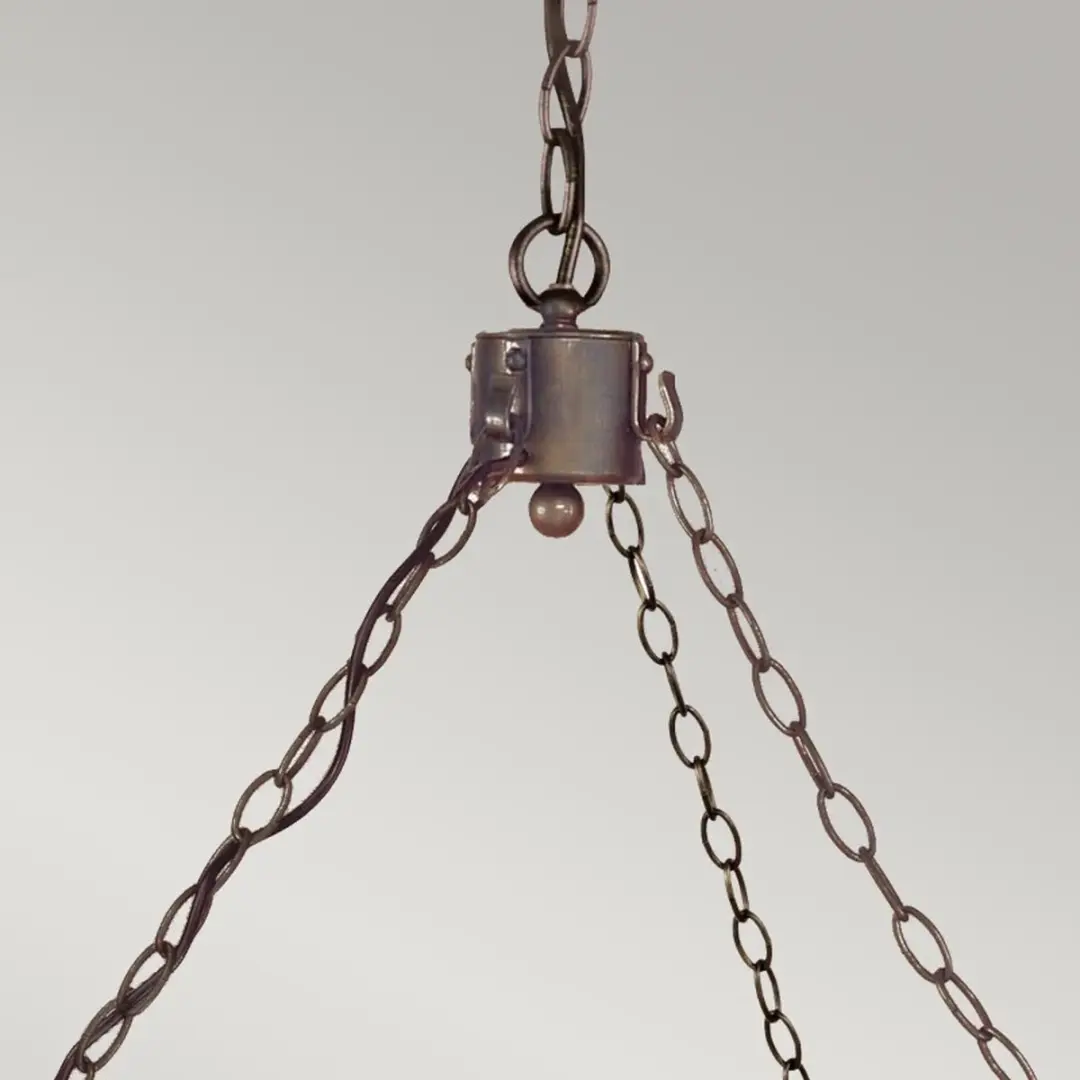Elstead LED Kroonluchter 12x E14 60W - Old Bronze
