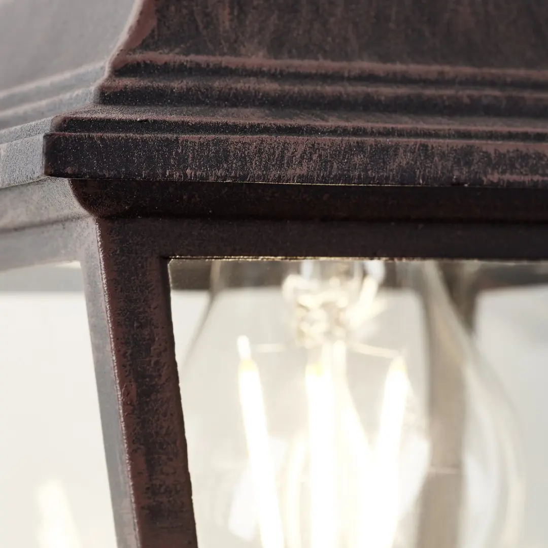 Brilliant Nissie Buitenlamp E27 - 60W - IP44 - Roestbruin