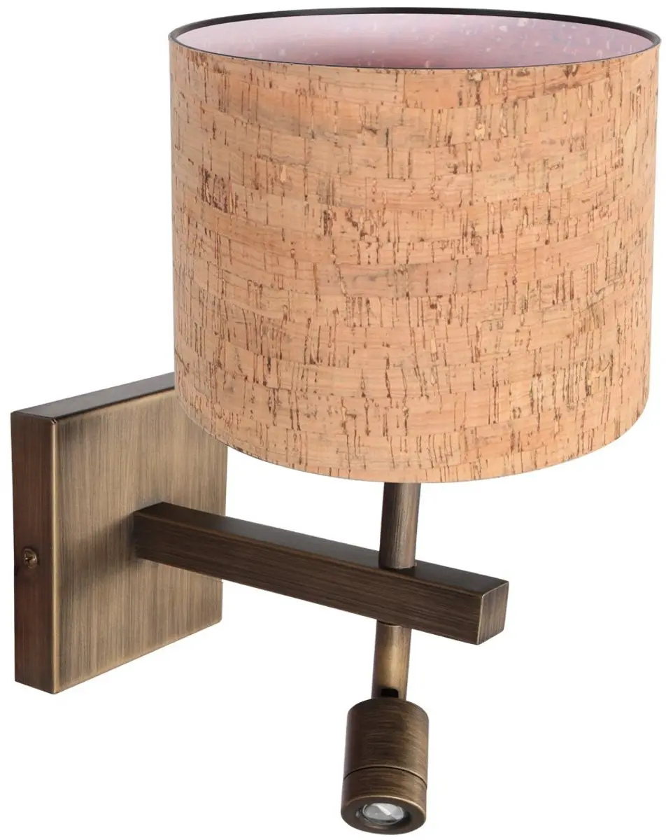 Steinhauer Wandlamp Stang 4889BR - 2 Lichtpunten - Ø10cm - Bruin