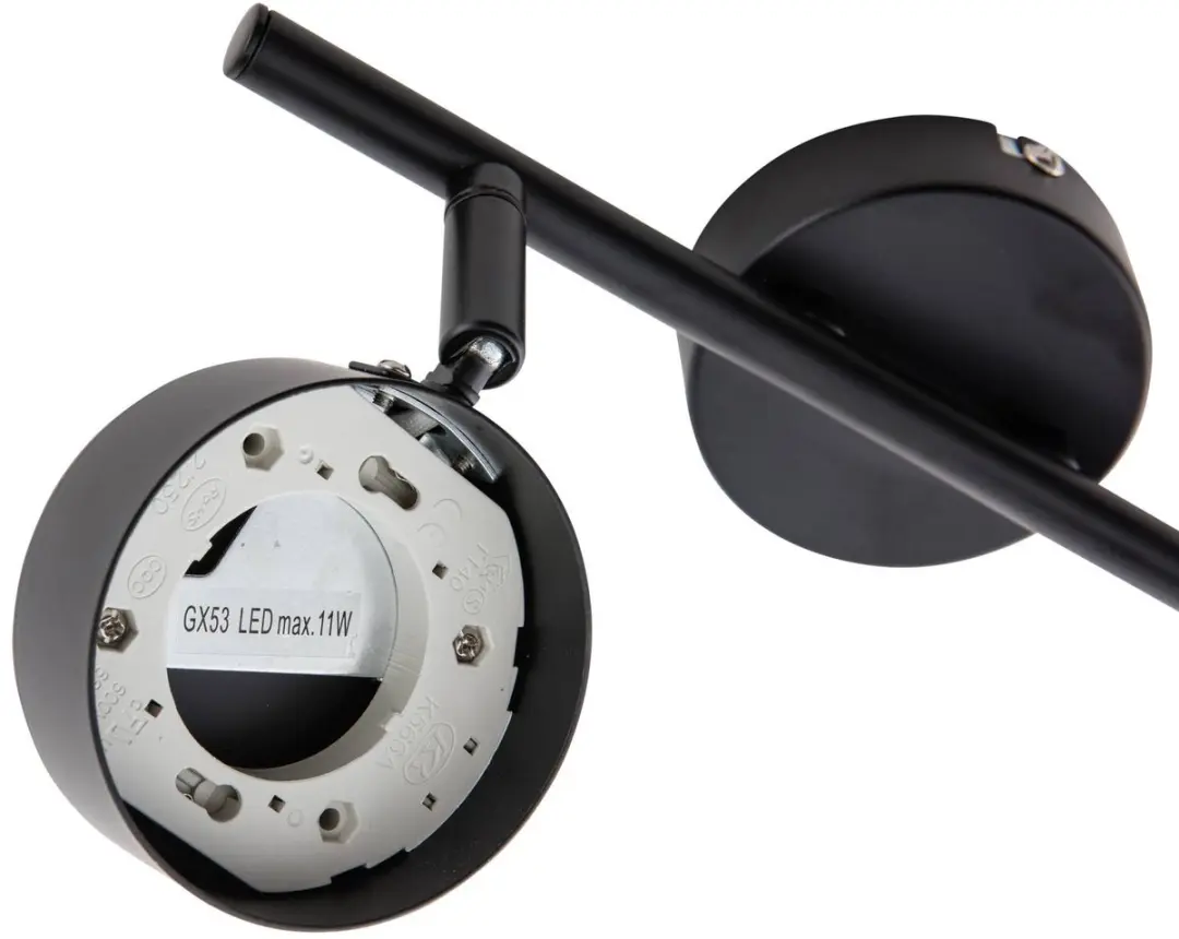 Lindby Buitenspot 2 Lichtpunten GX53 - 11W - Zwart Mat