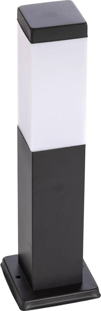 Lindby Buitenlamp 1 Licht E27 - 45cm - Donkergrijs/Wit