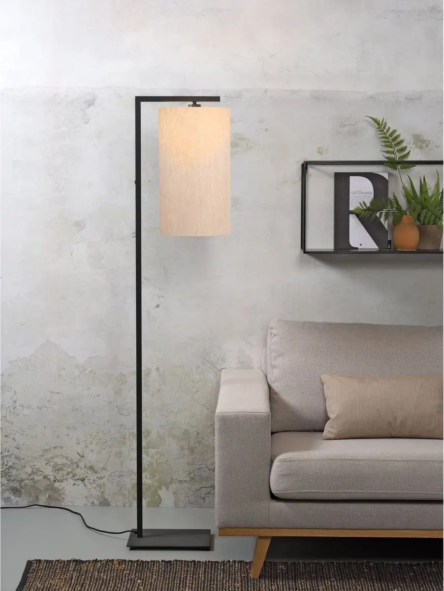 it's about RoMi Boston Vloerlamp - Zwart - 1 Lichtpunt 60W - afbeelding 6 van 6