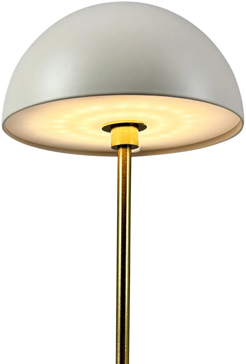 Dyberg Larsen ALONG LED Tafellamp - 3 Stuks - Beige/Brass
