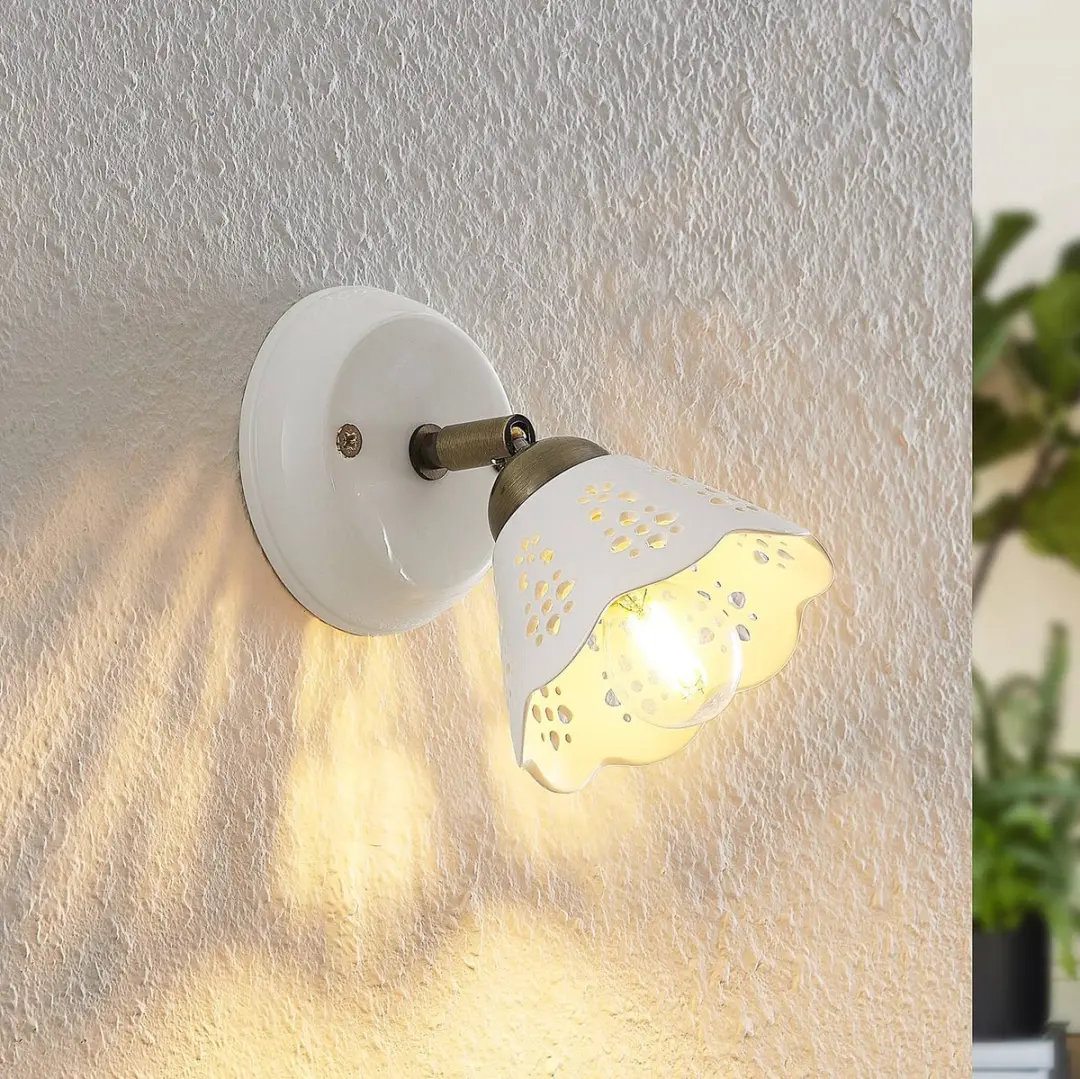 Lindby Buitenspot E14 Keramiek 16.5cm