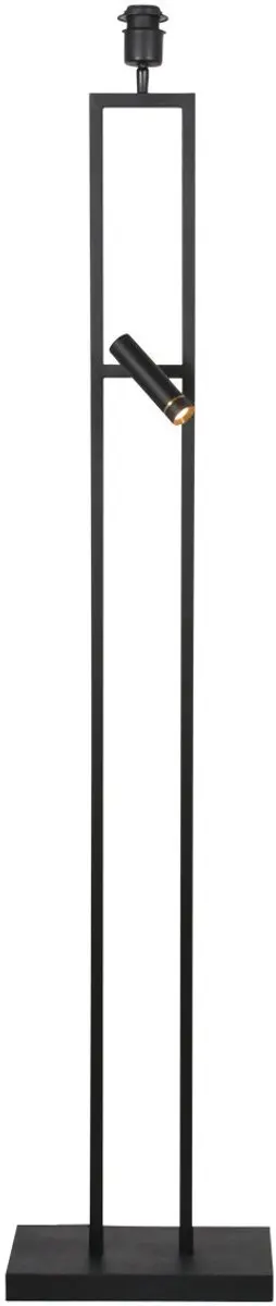 Steinhauer Vloerlamp 4720ZW - 2x E27 Kantelbaar Leeslicht 150cm Zwart
