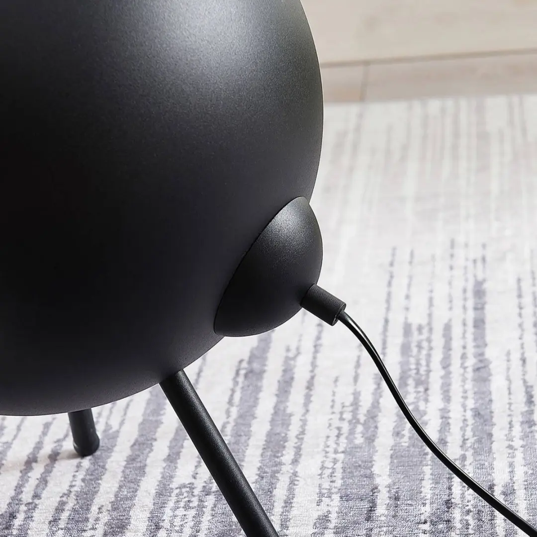 Lindby Tafellamp Muriel+ Metaal - 1 Lichtpunt - E27 - Zwart/Goud