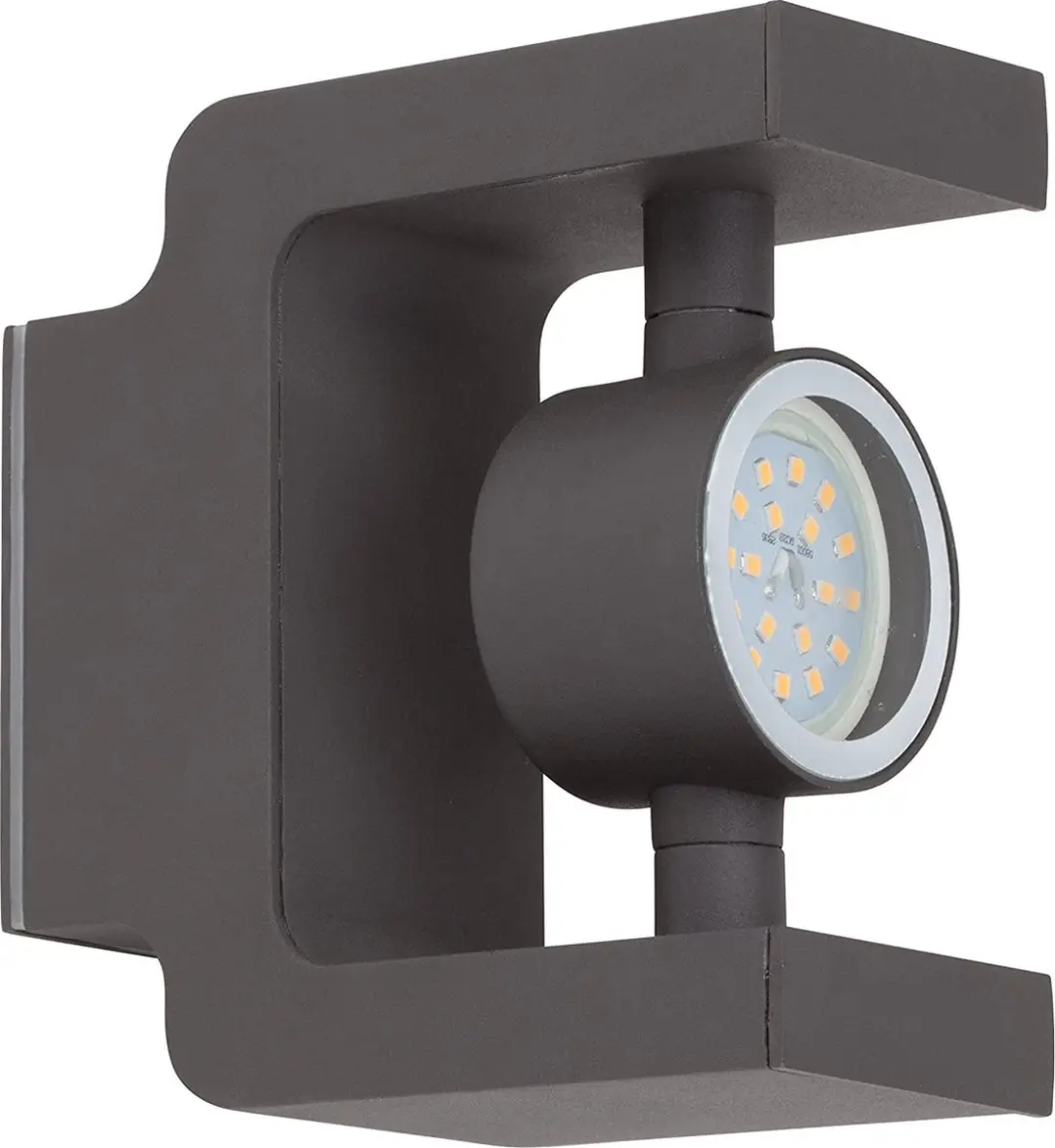 Brilliant Casting Wandlamp 7W LED - Antraciet