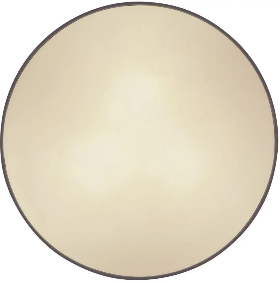 Globo Plafondlamp Antraciet Wit Rond 3x E27 40x10cm