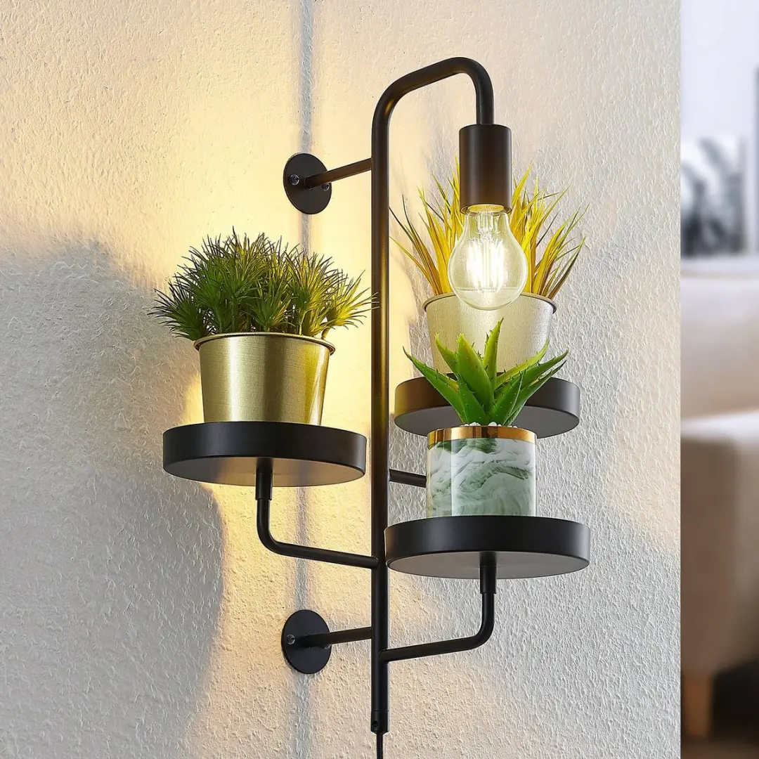 Lindby Wandlamp Staal 1 Licht E27