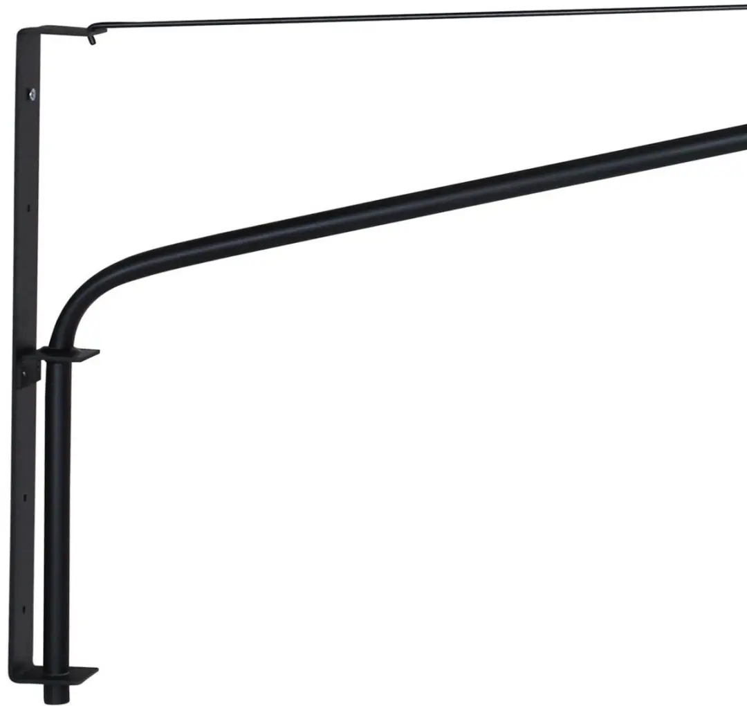 Steinhauer Elegant Classy 2574ZW Wandlamp - Zwart - 180cm snoer - afbeelding 6 van 6