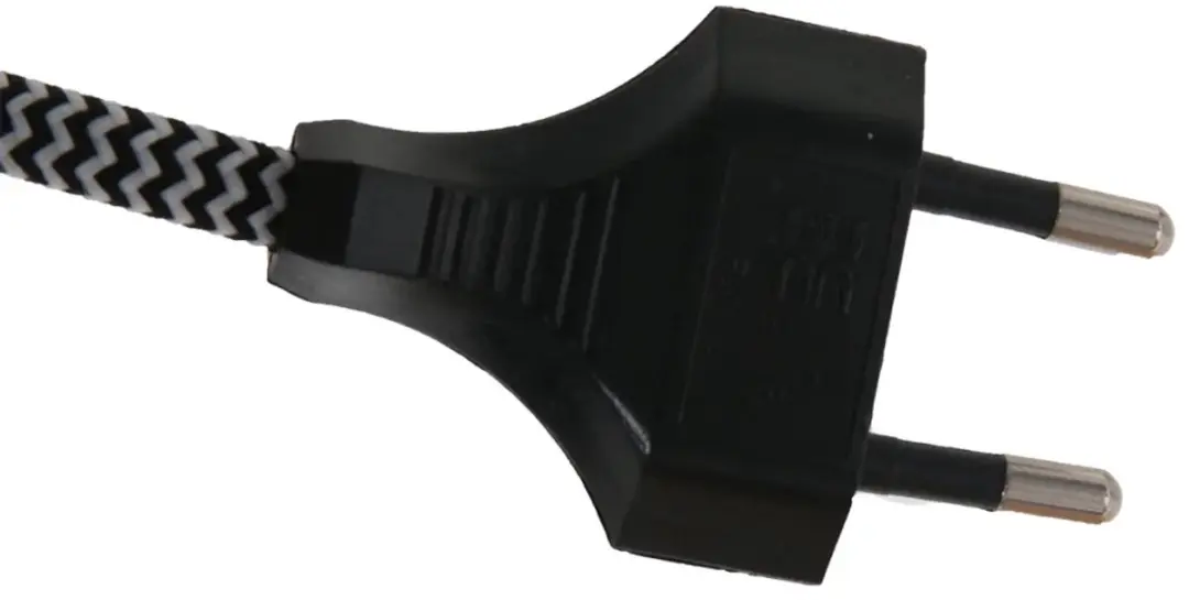 Steinhauer Elegant Classy 2574ZW Wandlamp - Zwart - 180cm snoer