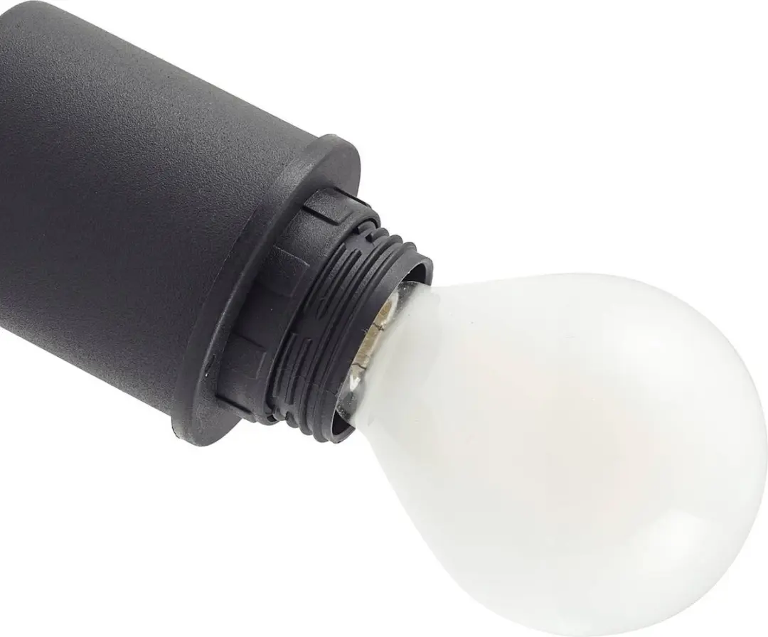 Lindby Buitenspot 3-lichts E14 - 49cm - Rookgrijs/Zandzwart