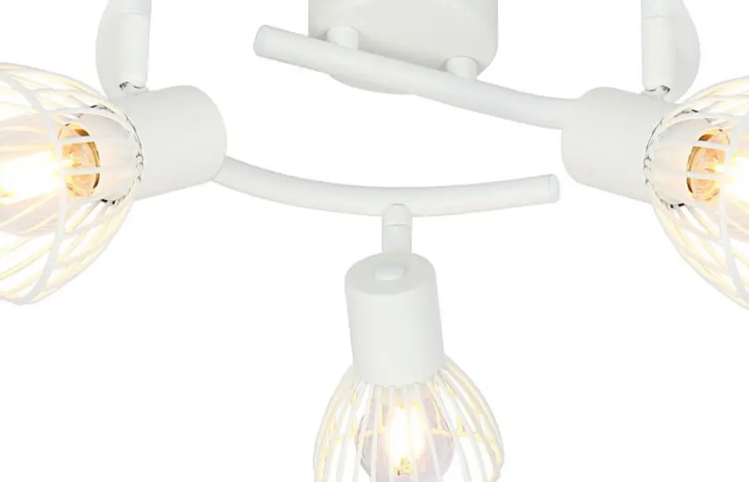 Brilliant ELHI Plafondlamp 3 Lichtpunten 42cm - Wit