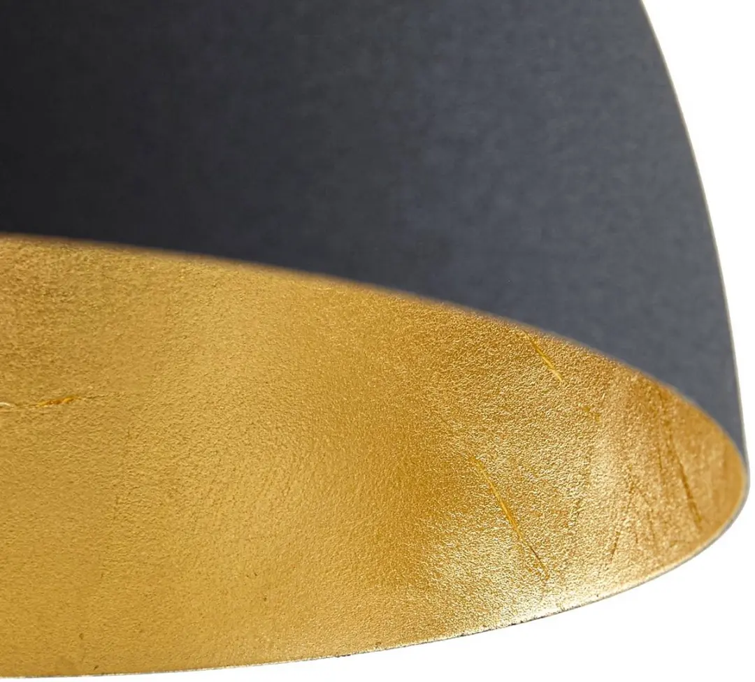 ARCCHIO Hanglamp 3-lichten - Staal - Ø17,5cm - Zwart/Goud - afbeelding 6 van 6