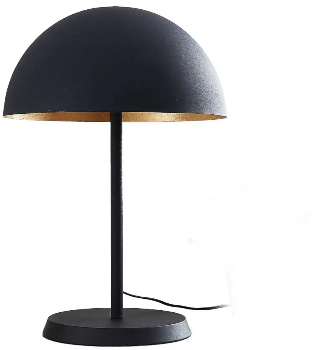 Lindby Tafellamp 2-lichts Metaal - 35cm - Zwart/Goud