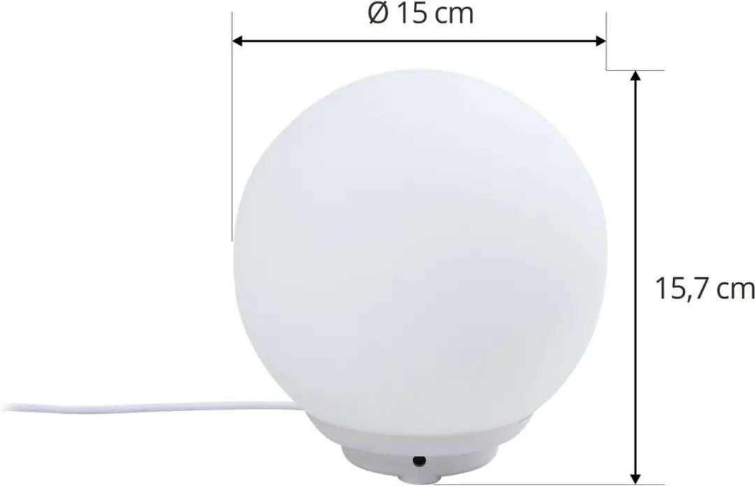 Lindby Slimme RGB Wandlamp 5W - 1 Lichtpunt - Wit Mat
