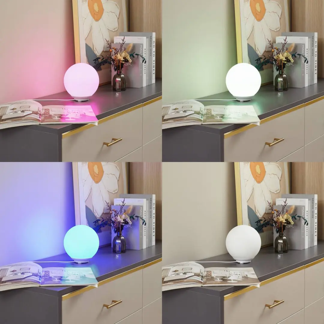 Lindby Slimme RGB Wandlamp 5W - 1 Lichtpunt - Wit Mat