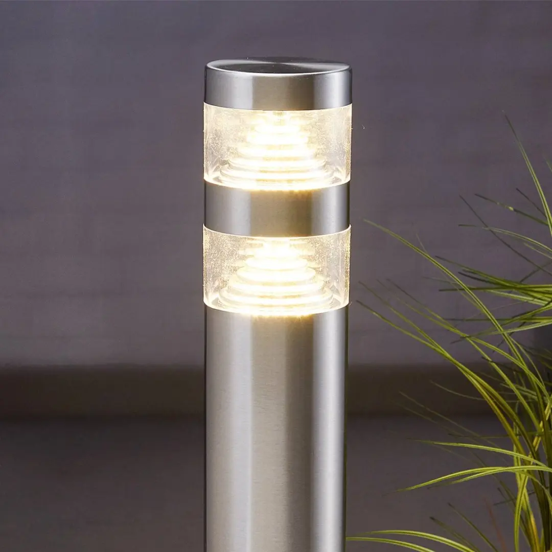Lindby LED Buitenlamp 8.1W - 1 Licht - Edelstalen Huis - 3000K