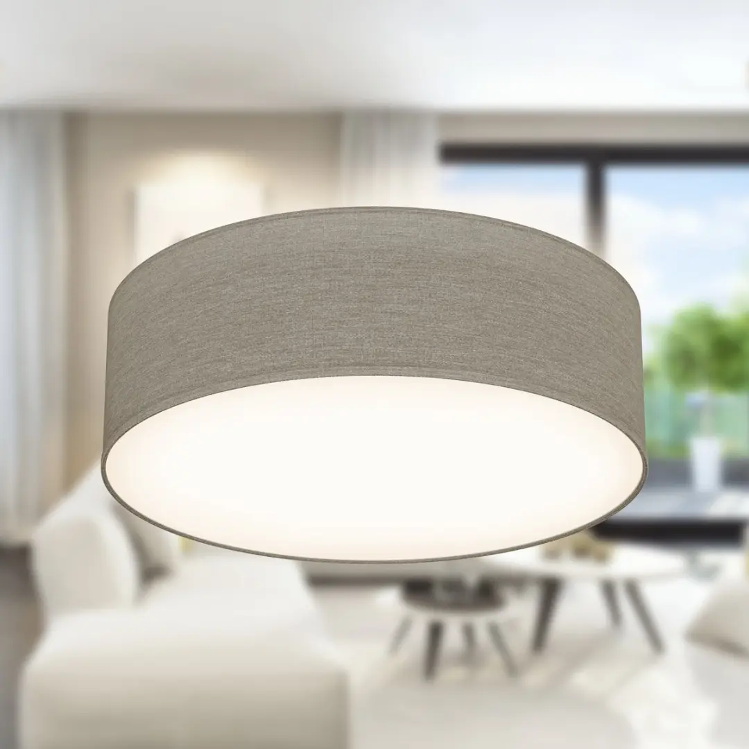 Briloner Plafondlamp Ø30cm - 2 Lichtpunten - Taupe