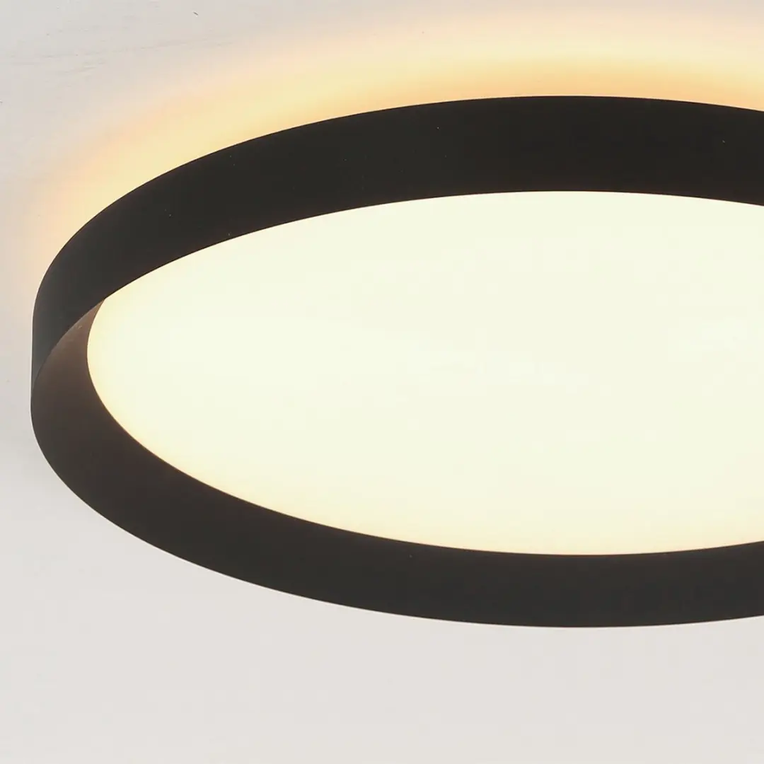 Steinhauer Plafondlamp Flady 3685ZW - 2 Lichtpunten Ø40cm - Wit/Zwart