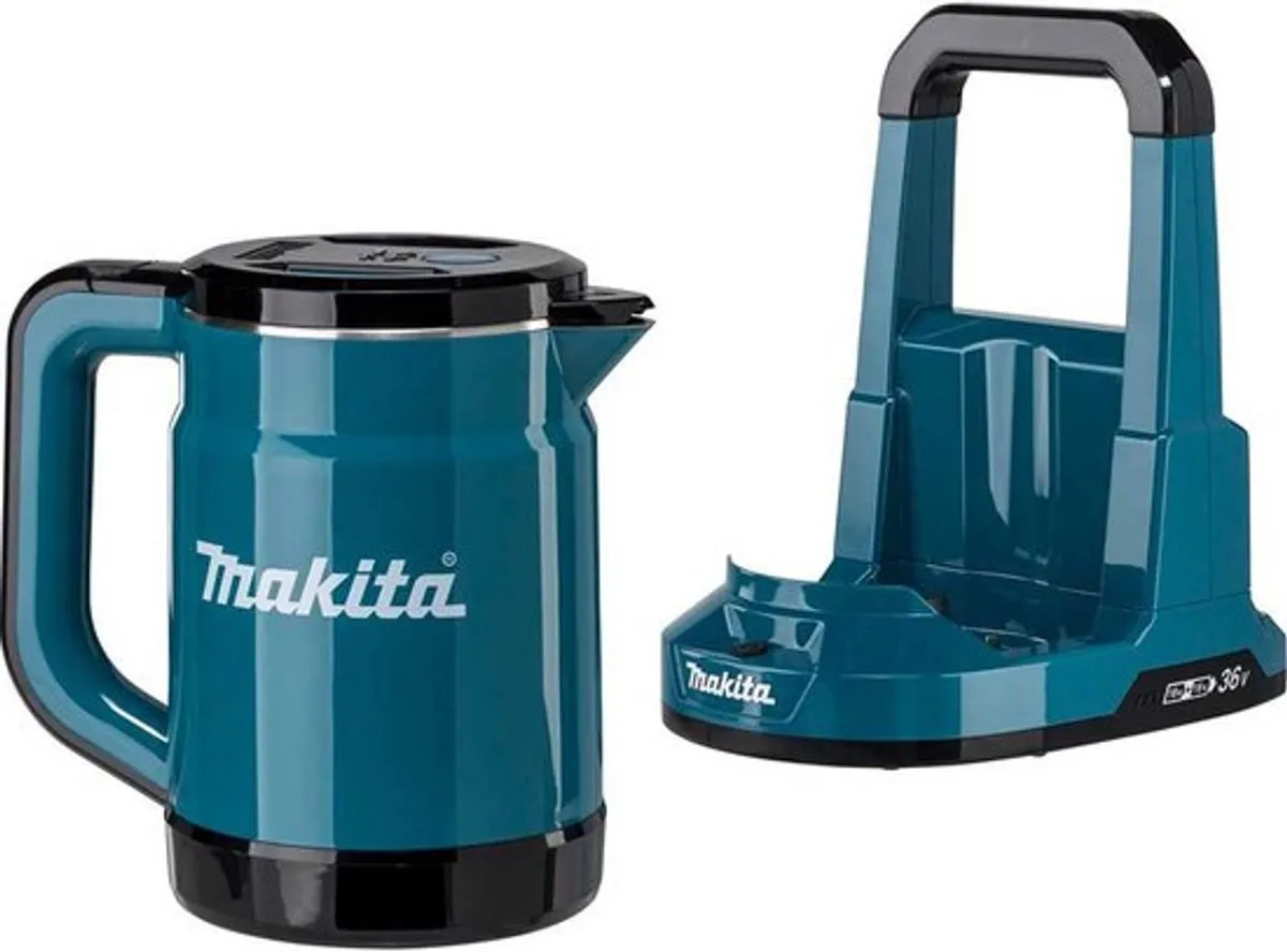 Makita DKT360Z Accu Waterkoker 0,8L - 18V LXT - Zwart/Blauw