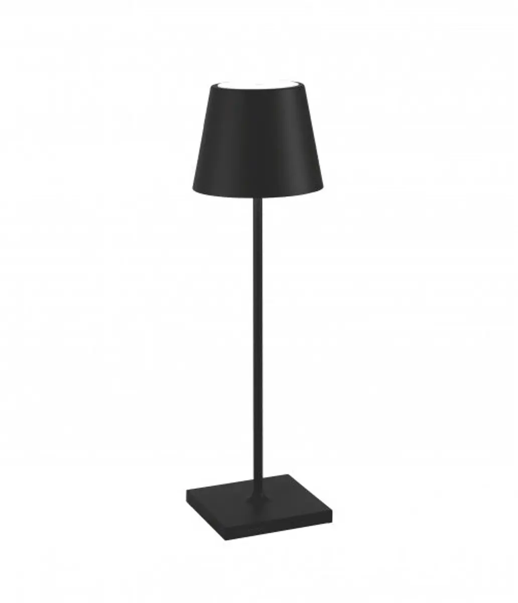 Zafferano Poldina Pro Black LED Tafellamp