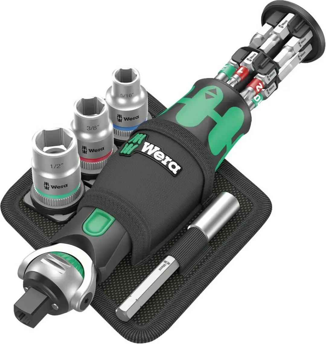 Wera Zyklop Pocket Set Imperial 2 Bitschroevendraaierset 1/4, 3/8