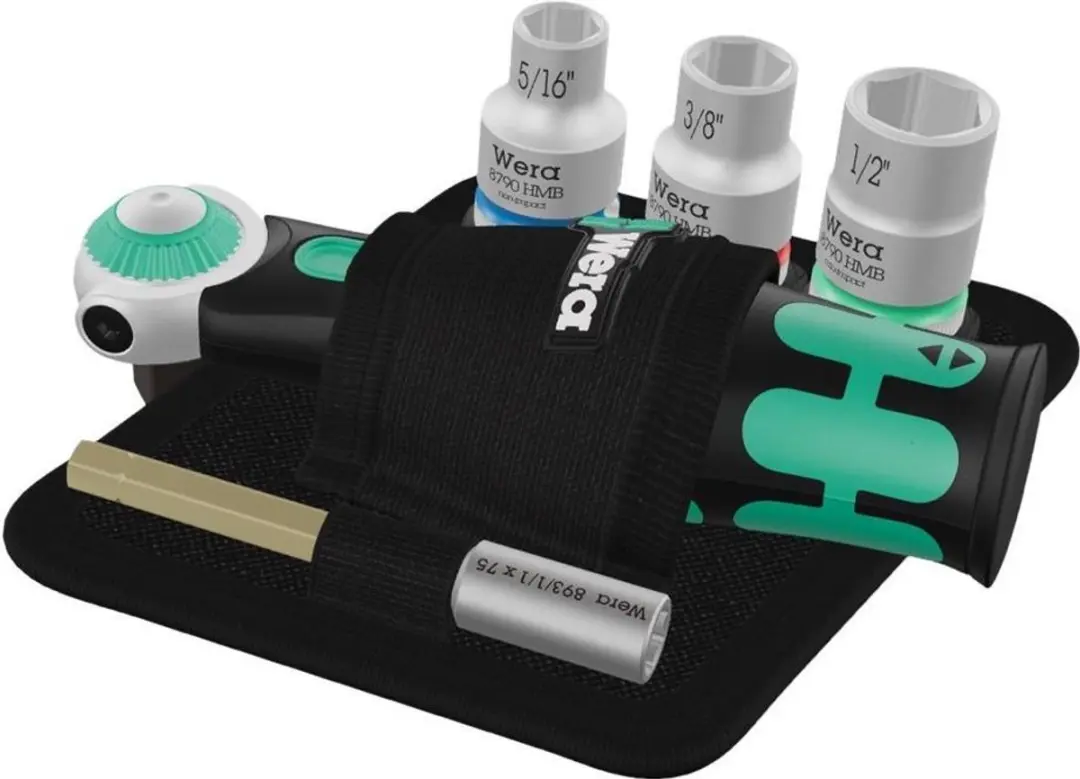Wera Zyklop Pocket Set Imperial 2 Bitschroevendraaierset 1/4, 3/8