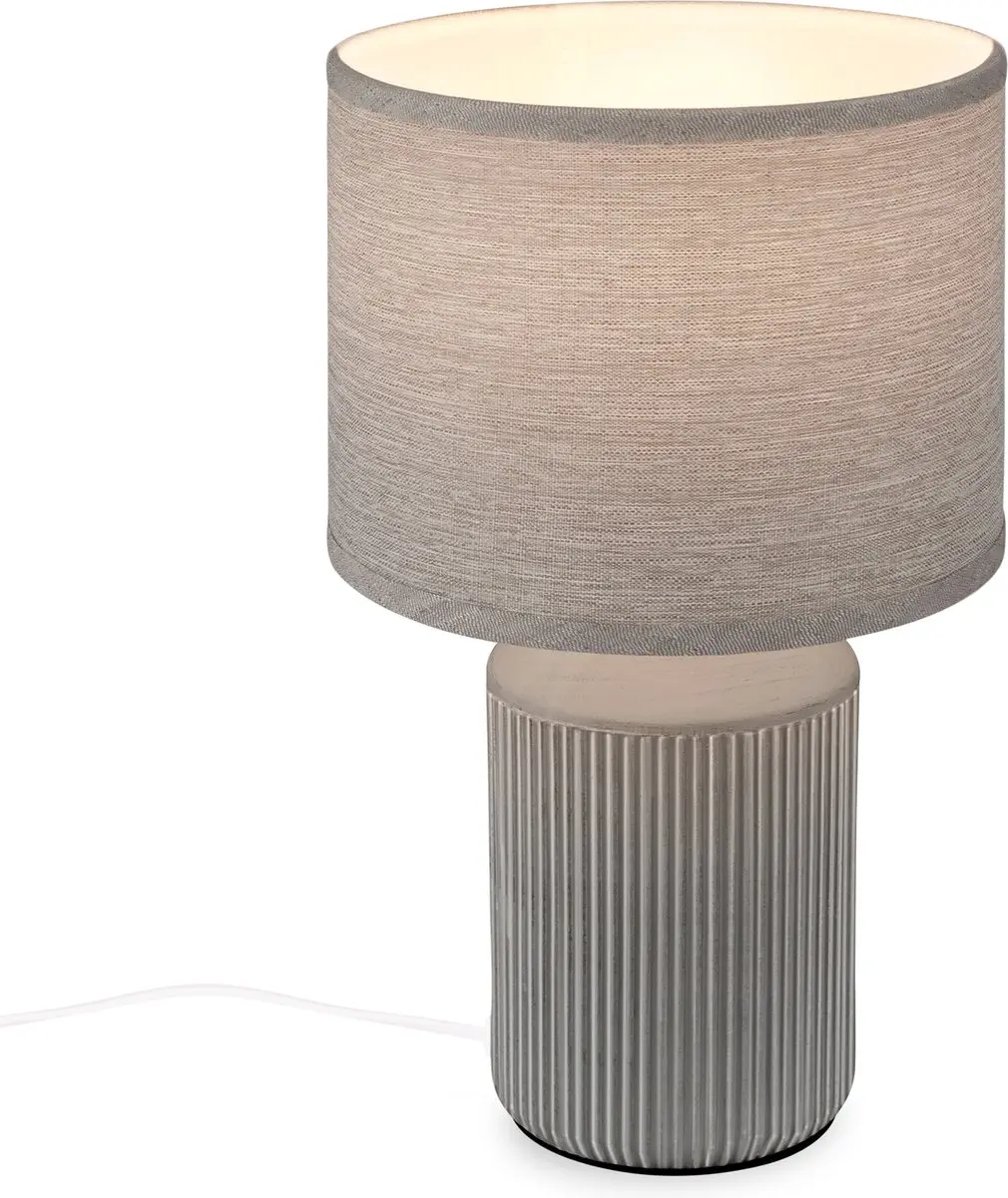 Briloner Ino Tafellamp - Ø22cm - Grijs