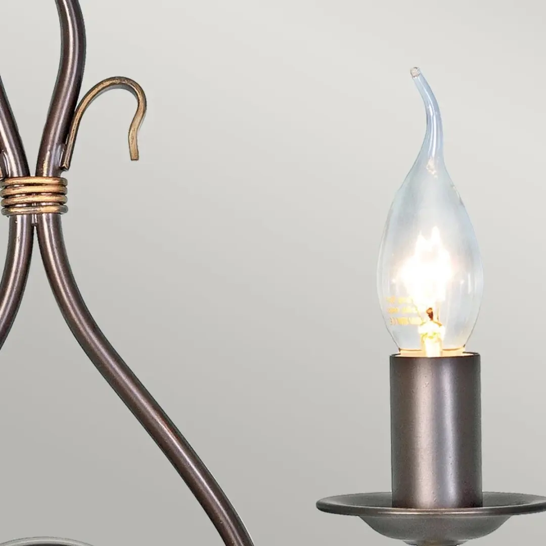 Elstead Windermere LED Wandlamp 2x E14 60W - Warm wit