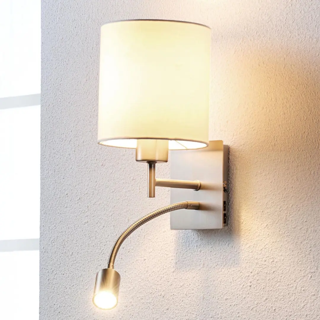 Lindby Wandlamp Camilo+ E27