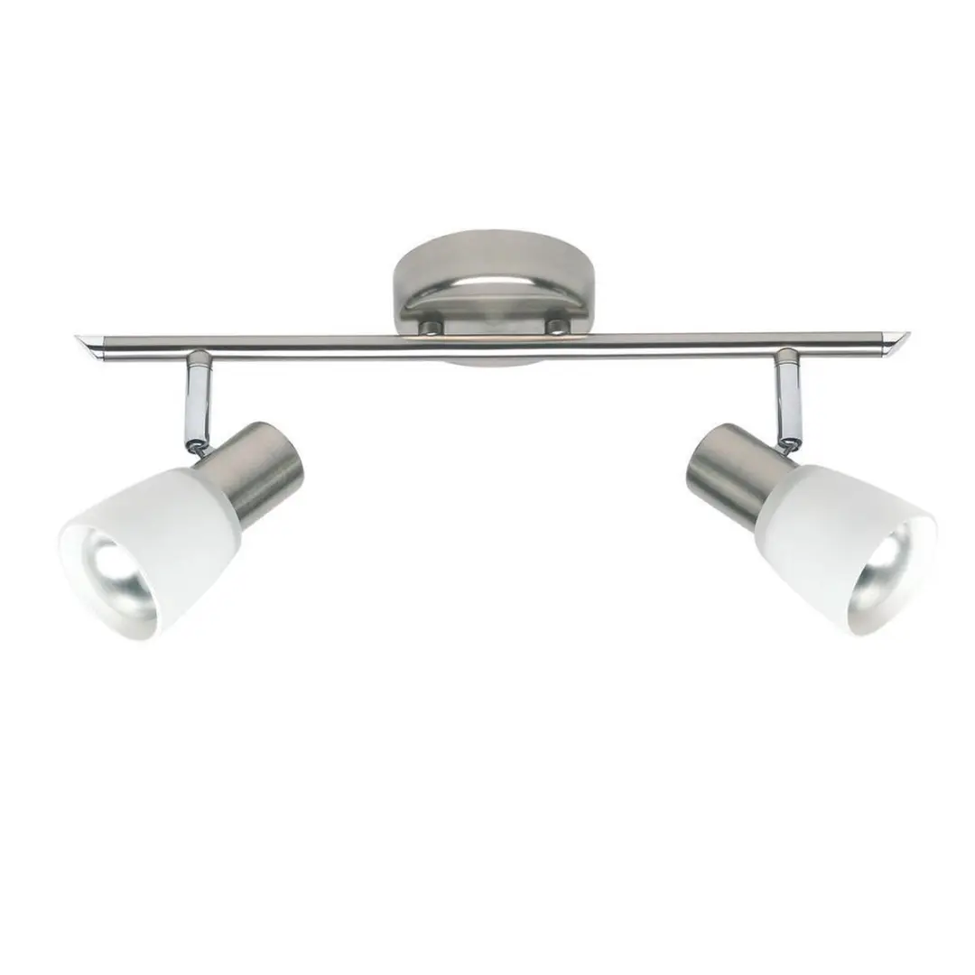 Brilliant LUCA Plafondlamp - 4 Lichtpunten - Chroom/Wit - afbeelding 6 van 6