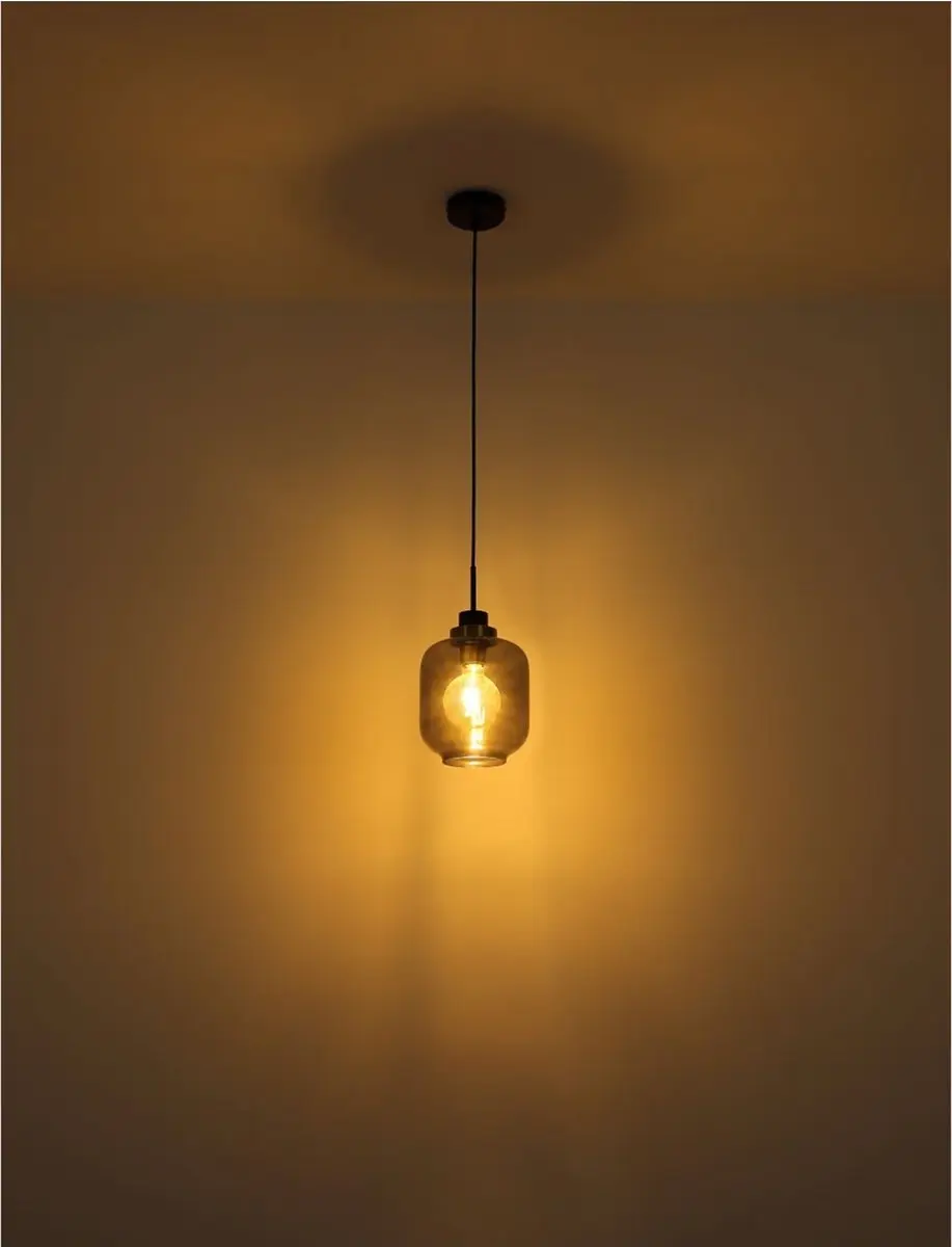Globo OTHMAR Plafondlamp Ø18cm Mat Zwart - afbeelding 6 van 6