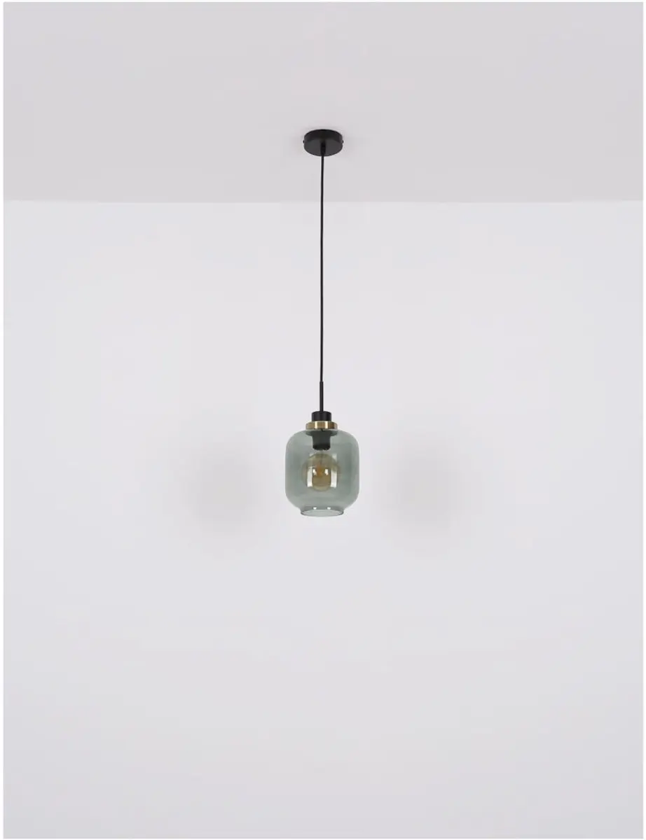 Globo OTHMAR Plafondlamp Ø18cm Mat Zwart
