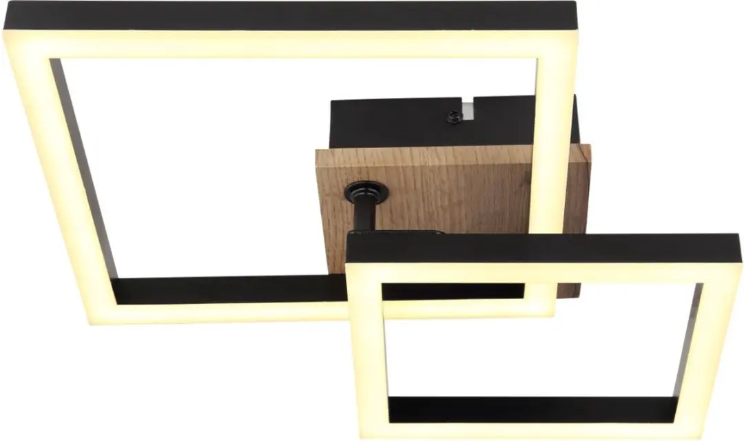 Globo BARD Plafondlamp 15W - Matt zwart