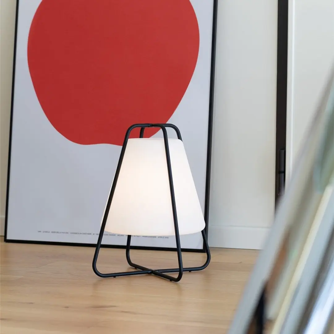 Zafferano Tipi Oplaadbare LED-Lamp Nero - IP65 36cm