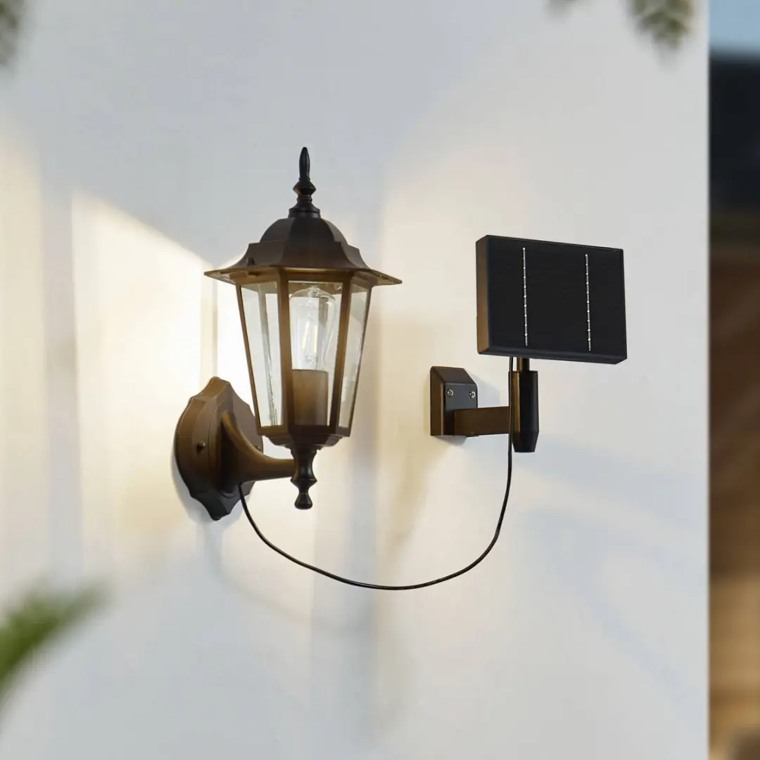 Lindby Solar Buitenlamp 1W - Zwart