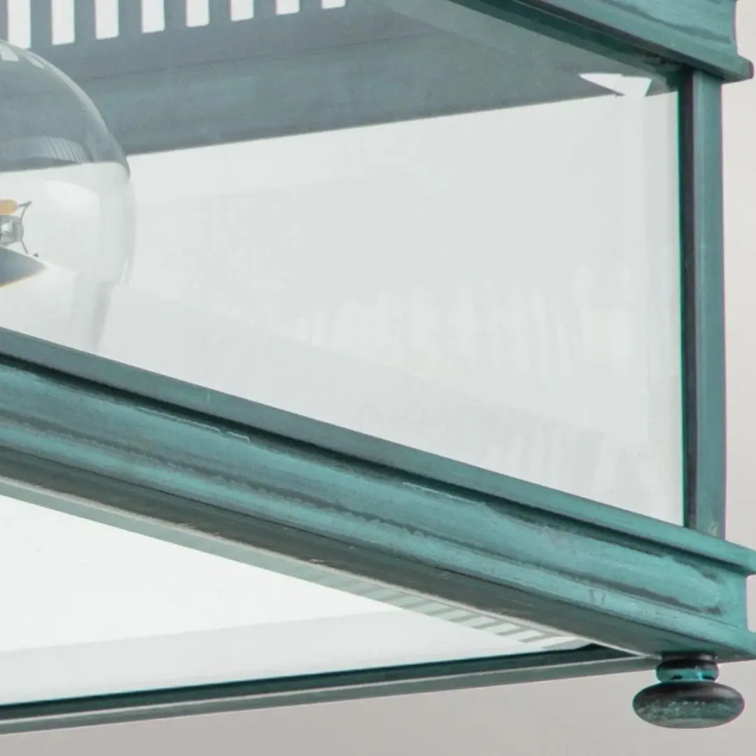 Elstead Lighting Holborn LED Buitenlamp E27 60W IP44 - Dimbaar - Verdigris - afbeelding 6 van 6