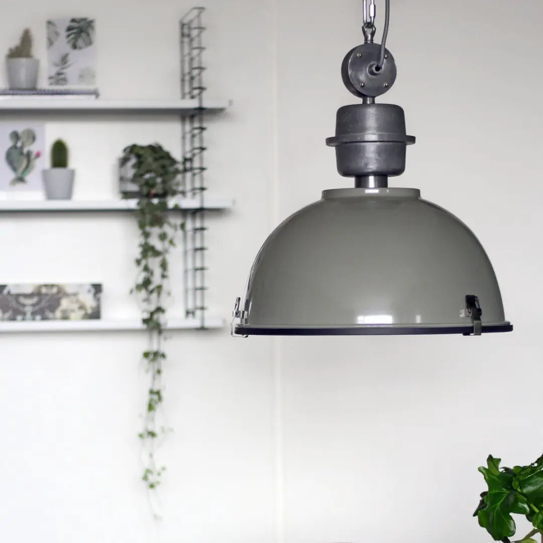 Steinhauer Hanglamp Bikkel 7586G - Oudgroen - Ø42cm