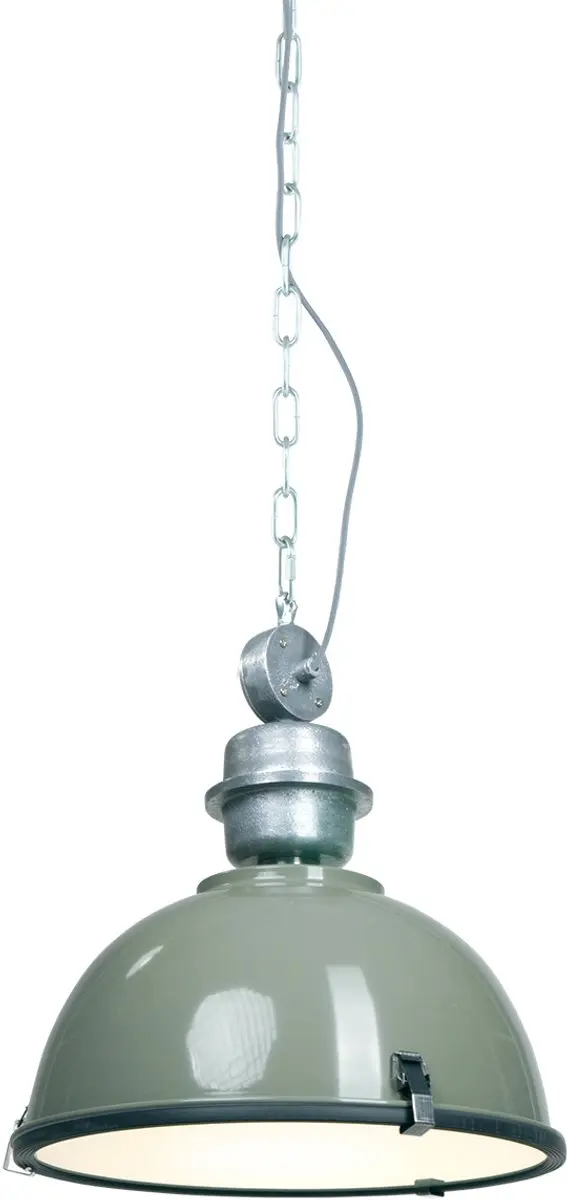 Steinhauer Hanglamp Bikkel 7586G - Oudgroen - Ø42cm