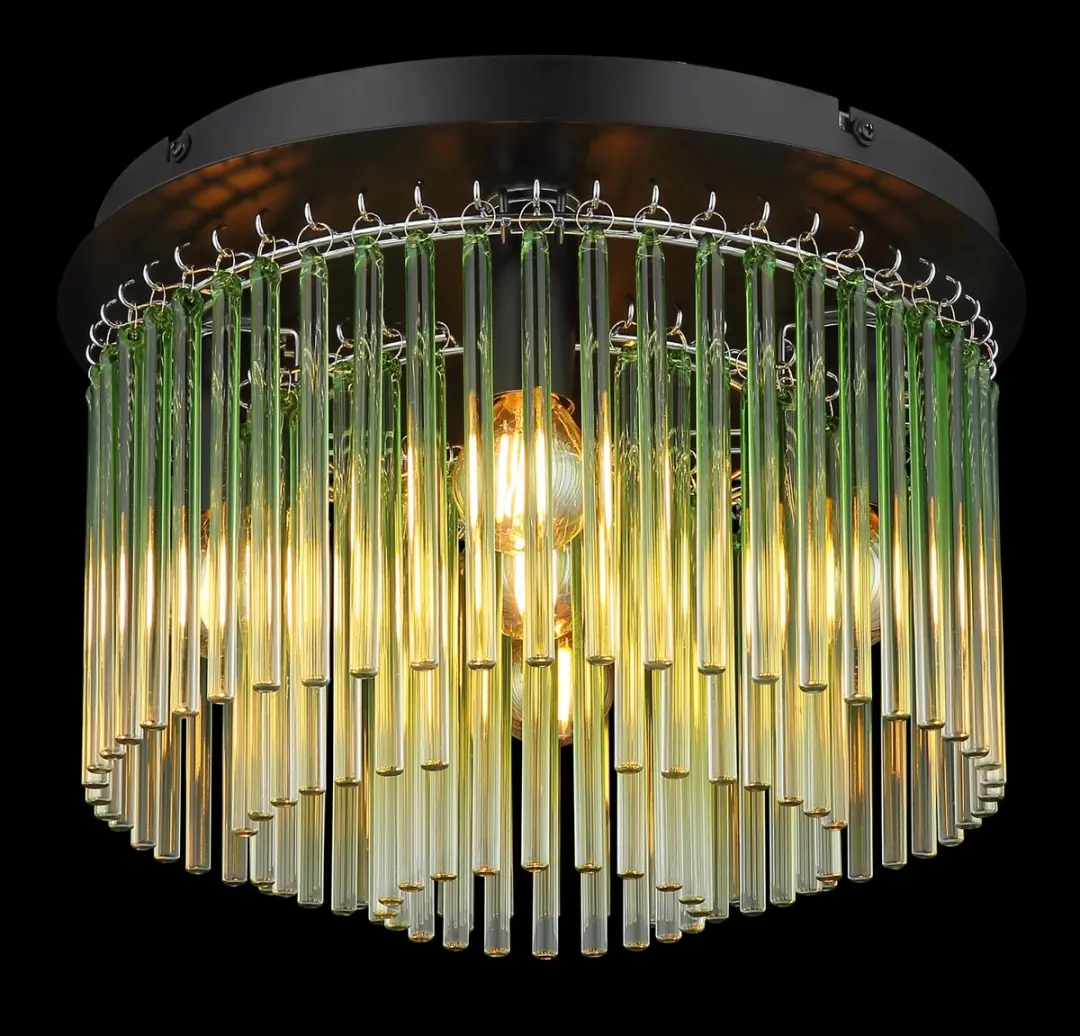 Globo Gorley Plafondlamp - 5x E14 - Ø32cm - Zwart