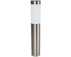 Lindby Solar Buitenverlichting 1 Licht - Roestvrij Staal/Wit