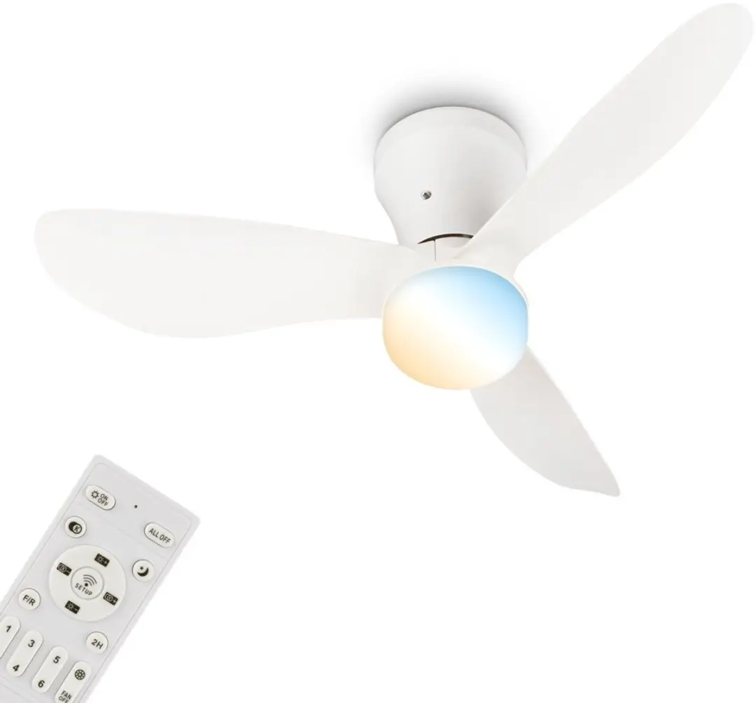 Briloner Lufito Plafondventilator met LED 78cm