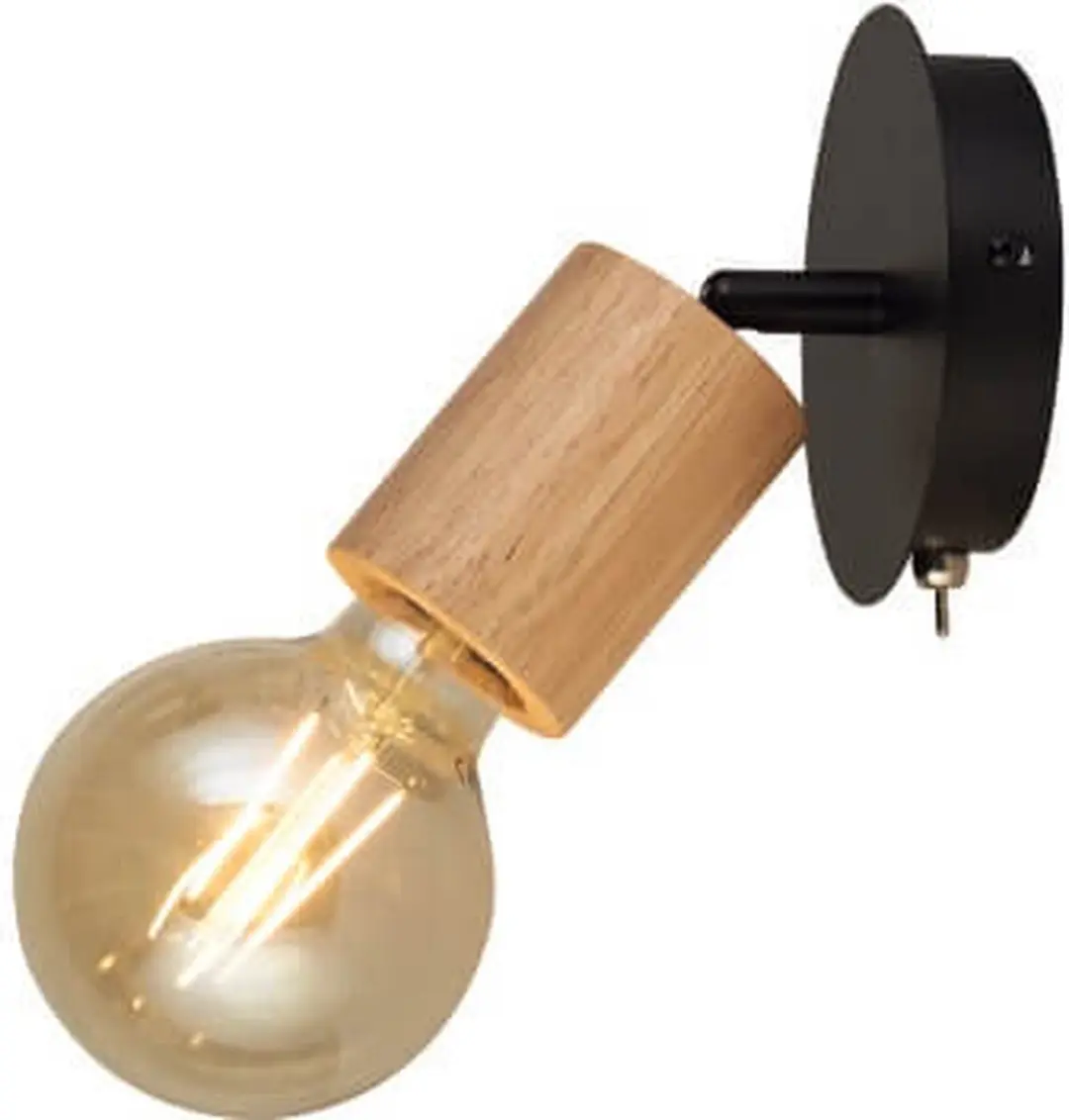 Searchlight Spinny Spot Wandlamp Hout