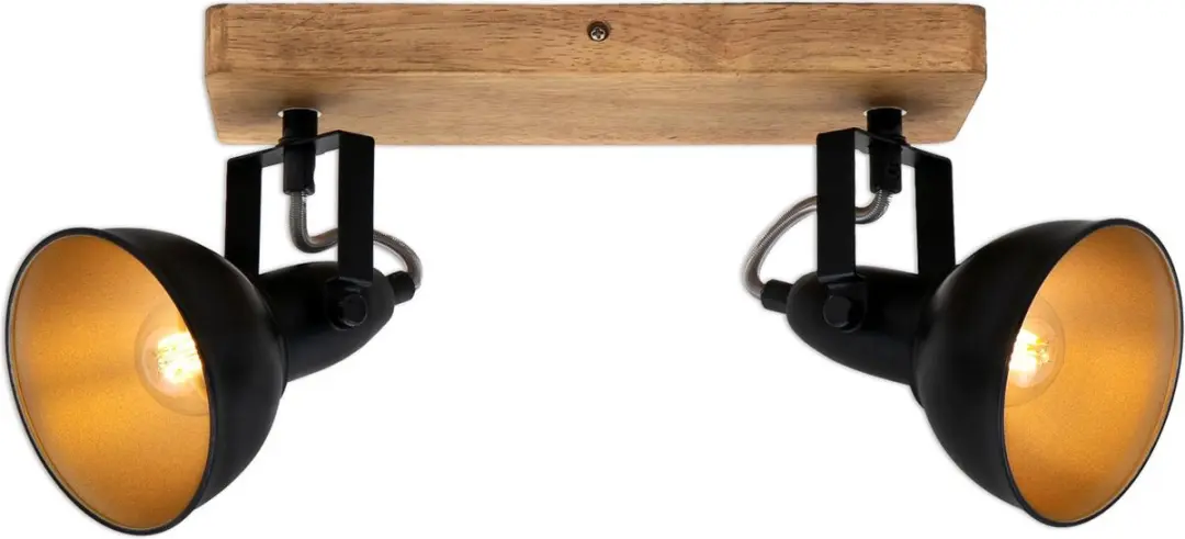 Briloner Wood & Style Plafondlamp E14