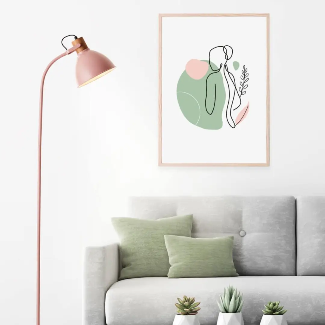 Brilliant Erena Vloerlamp 150cm Lichtroze - 40W E27